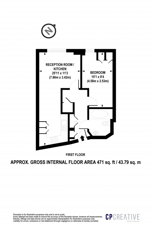 Floorplan for Hoxton, N1