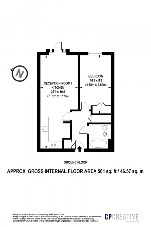 Floorplan for Croydon, CR0